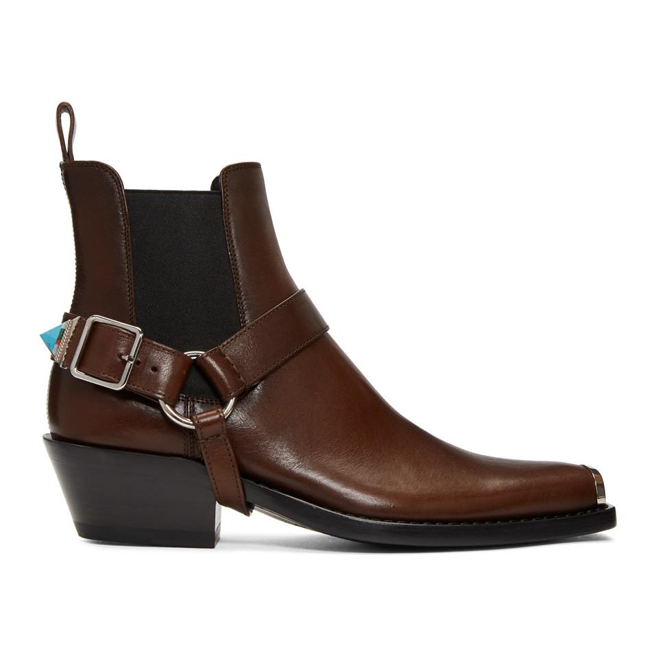 calvin klein cowboy boots mens