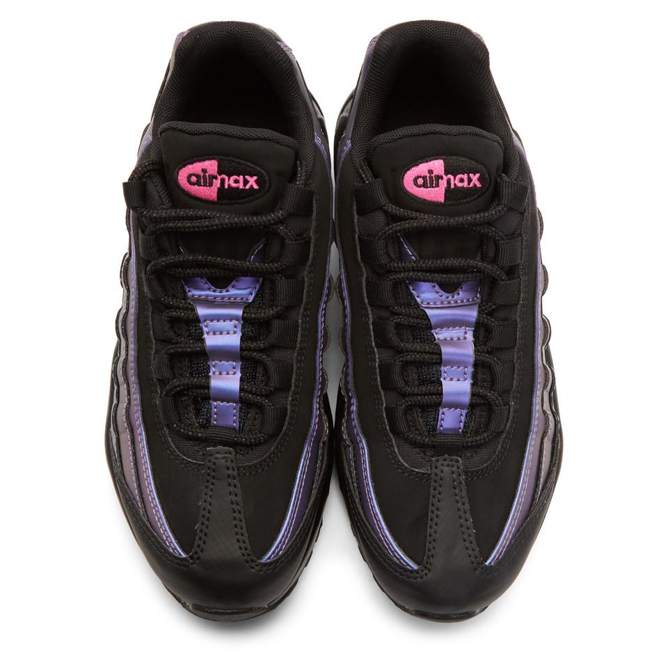 Nike Black And Purple Air Max 95 Prm Sneakers - Lyst