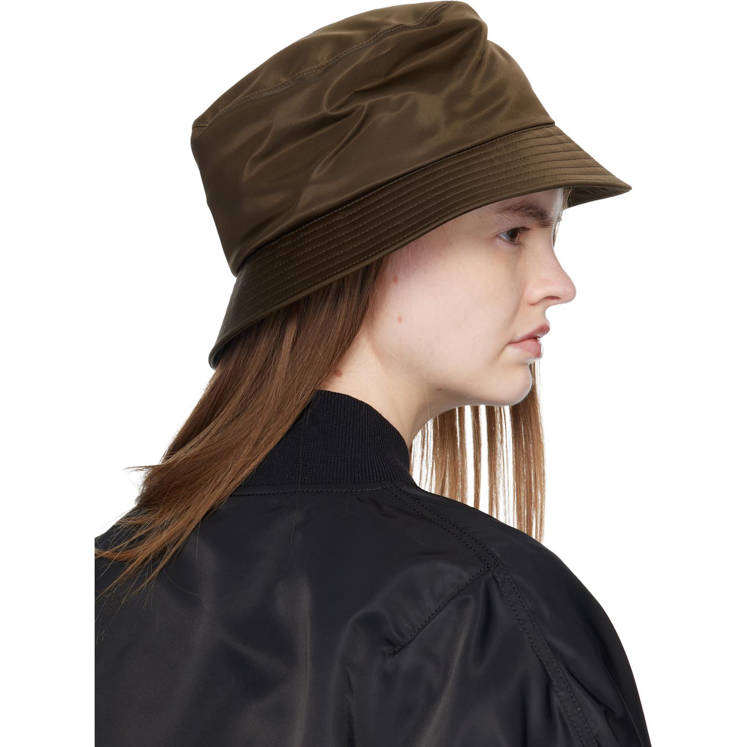 Sacai Single Brim Pocket Bucket Hat in Black | Lyst