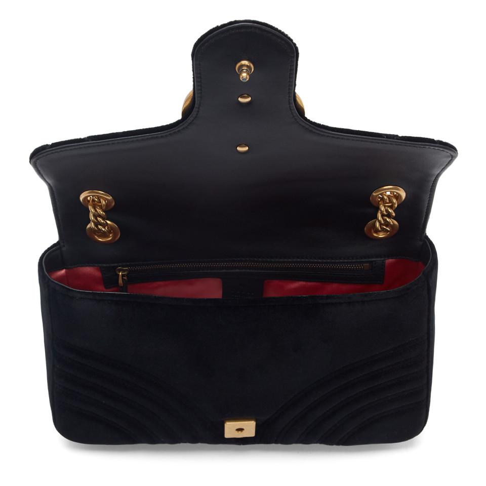 black velvet mini marmont 2.0 bag