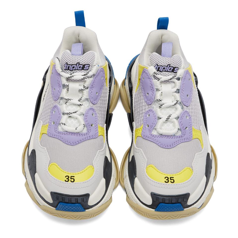 purple and blue balenciaga
