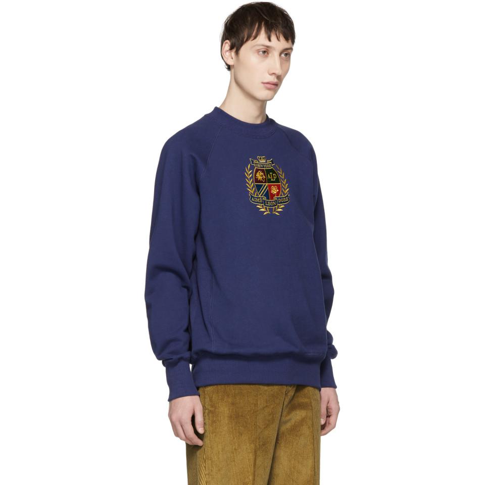 aime leon dore crest crewneck