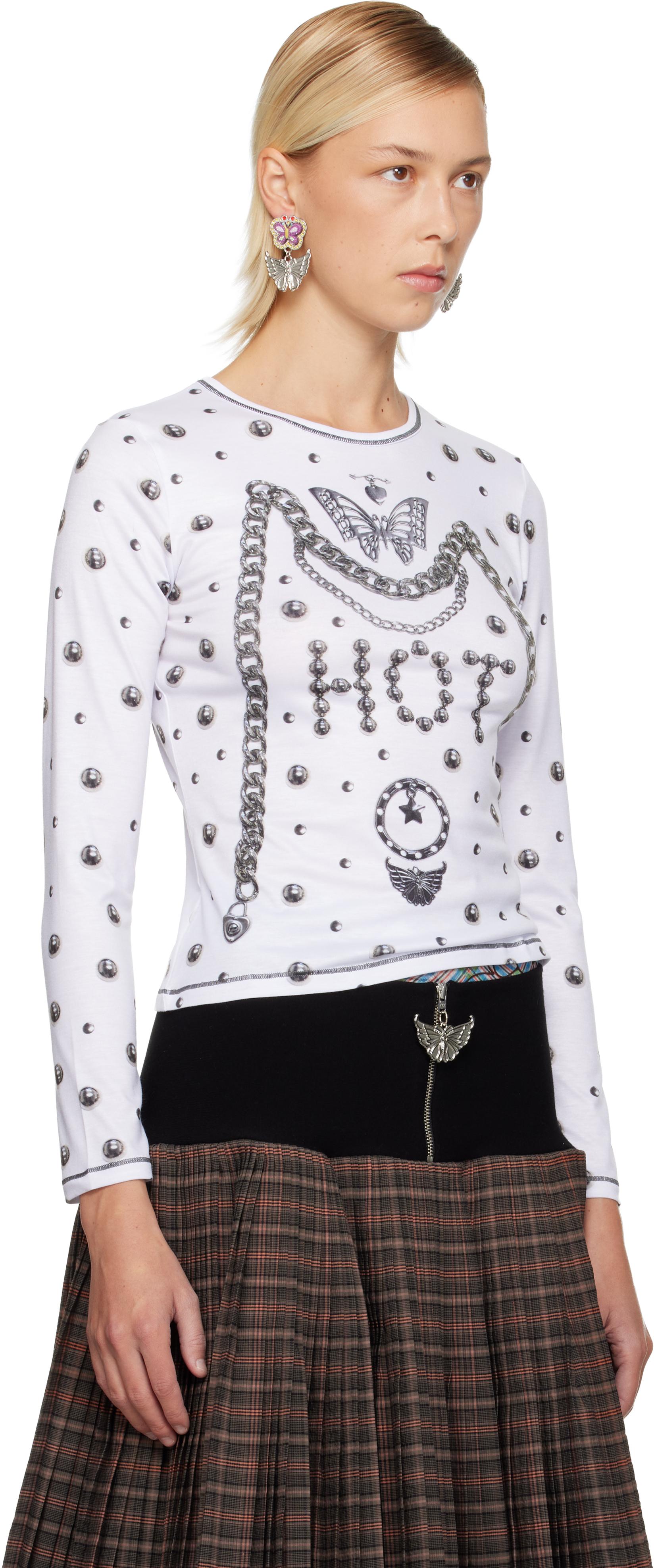 chopova lowena 花柄Tシャツ L CHOPOVA LOWENA 花柄 半袖Tシャツ