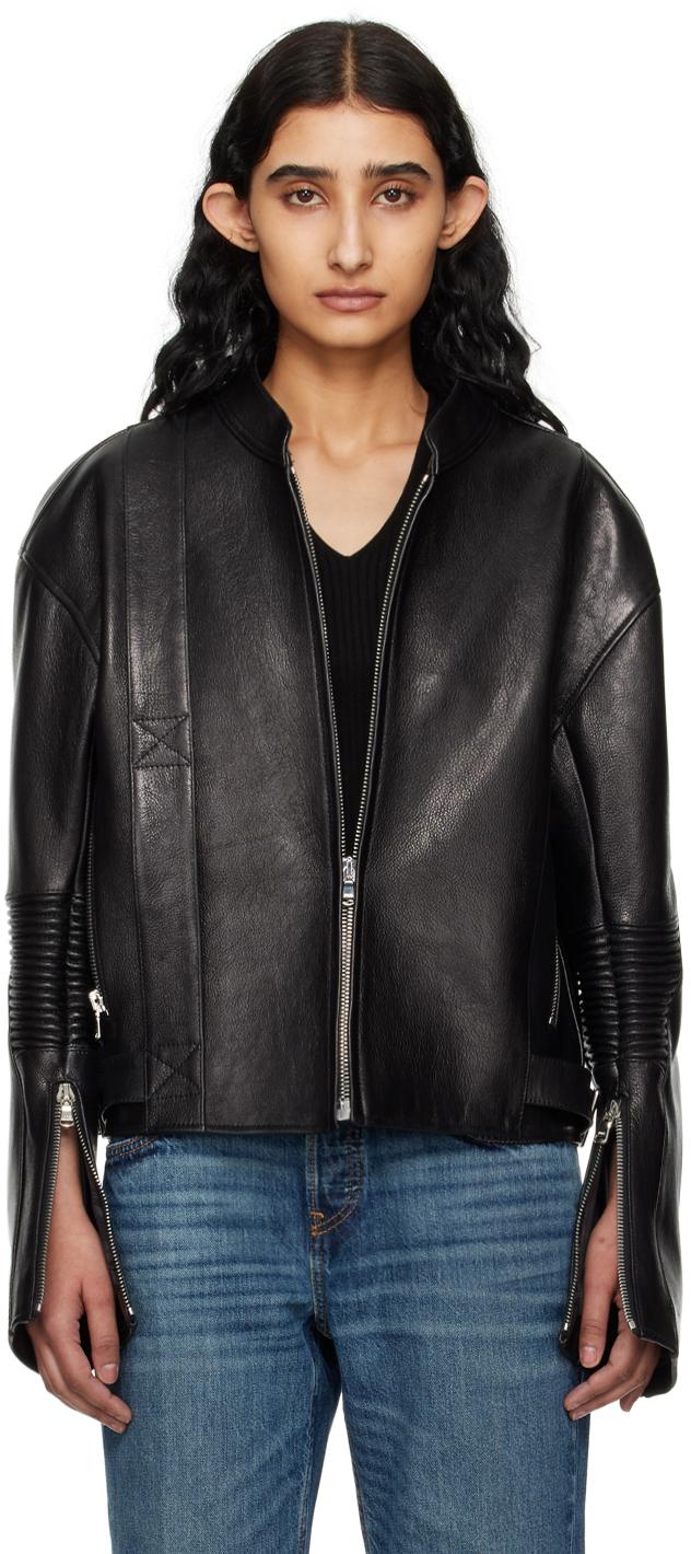 RECTO. 80S Motorcycle Leather Jacket in Black | Lyst Canada