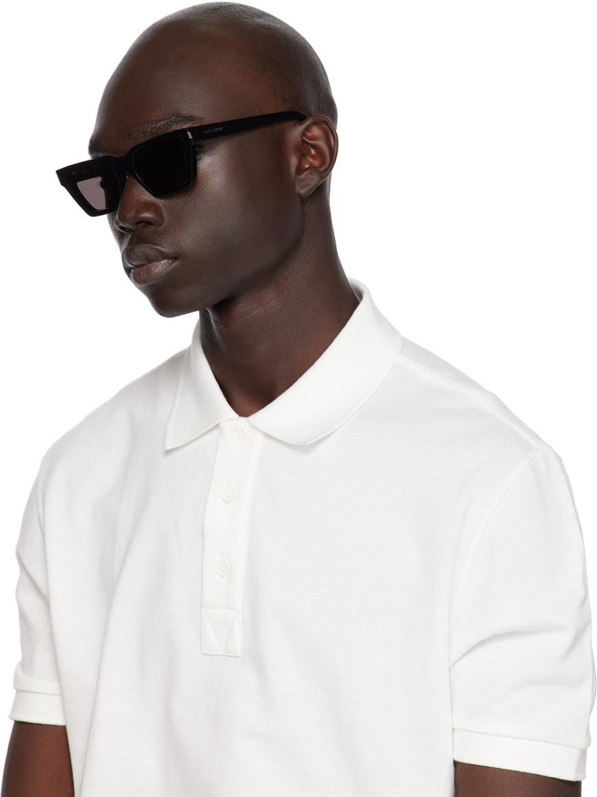 Saint Laurent SL 633 Calista black sunglasses Saint Laurent SL 633 CALISTA 001 Cat Eye Black Sunglasses  main image 2