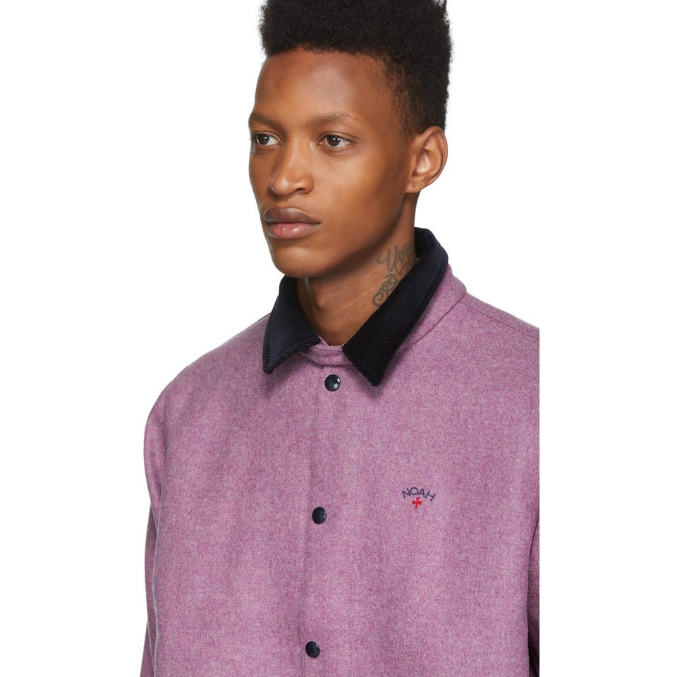 noah wool campus jacket