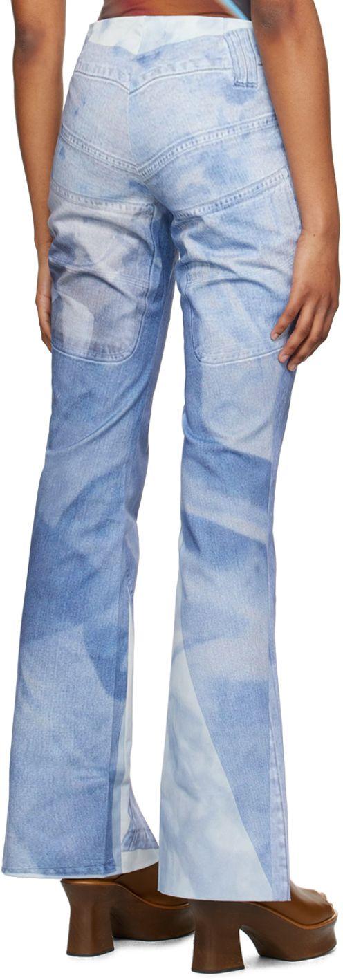 ELLISS Blue Handy Jean Print Jeans | Lyst
