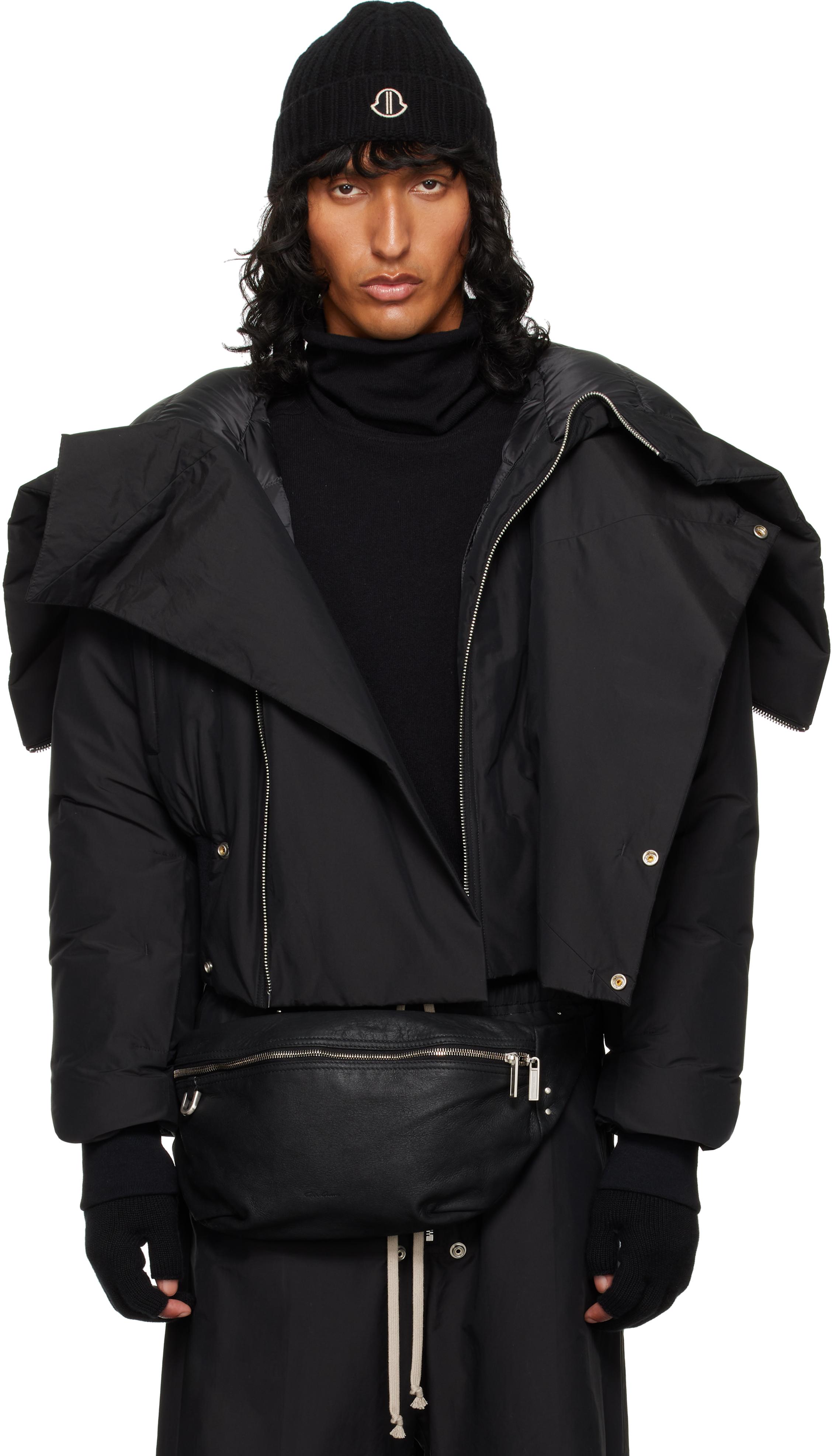 限定コラボ【Moncler＆ Rick Owens】Alice ショートダウン RICK OWENS + Moncler Alice hooded appliquéd cotton-blend