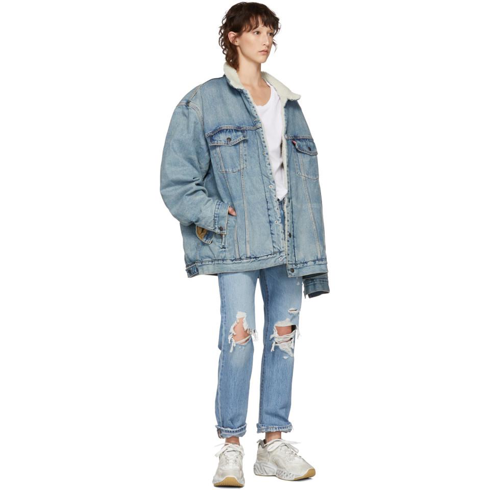 levi's men's big and tall sherpa trucker jacket