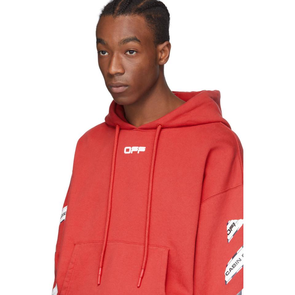 Virgil Icon Hoodie Red