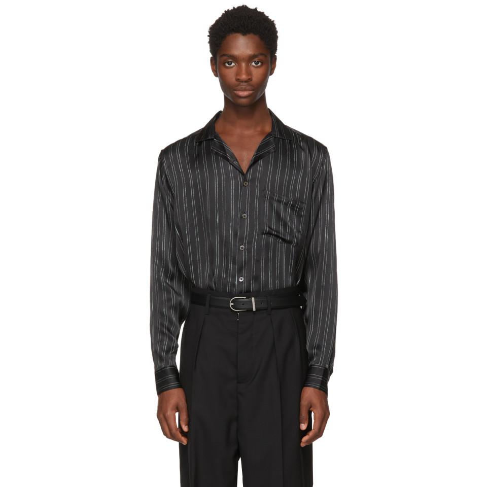 En Homme Chemise Pour Noire Soie K13FTlcJ