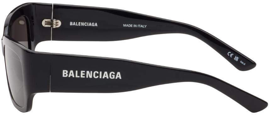 Balenciaga メンズ ブラック スクエアサングラス サングラス