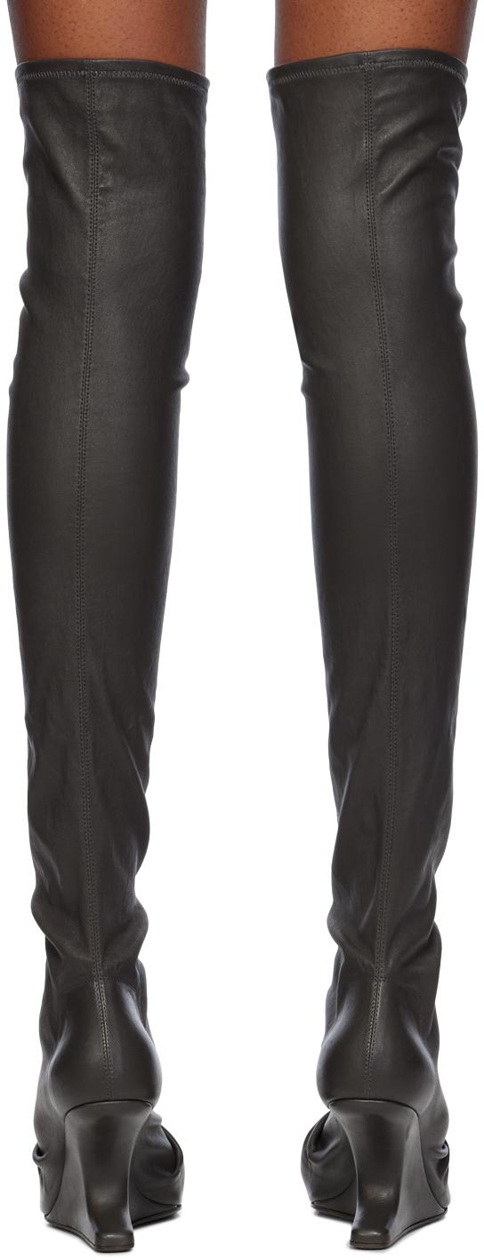 レディース Rick Owens ニーハイブーツ | オンラインセールは最大11