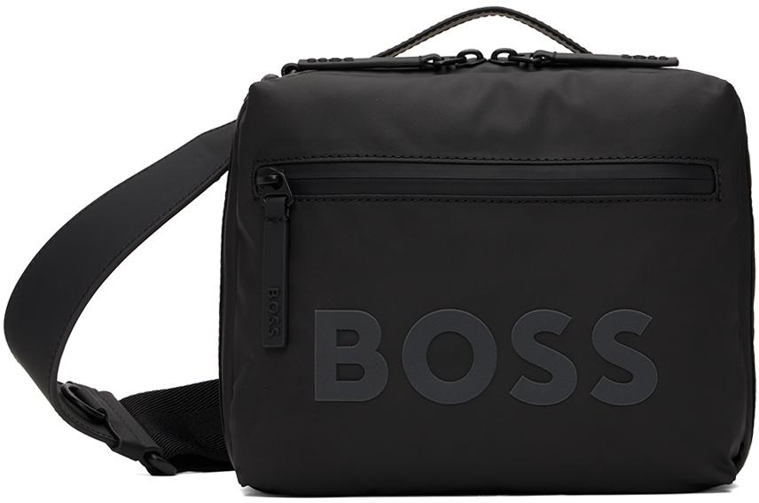 BOSS by HUGO BOSS Black Logo Reporter Bag for Men | Lyst Australia