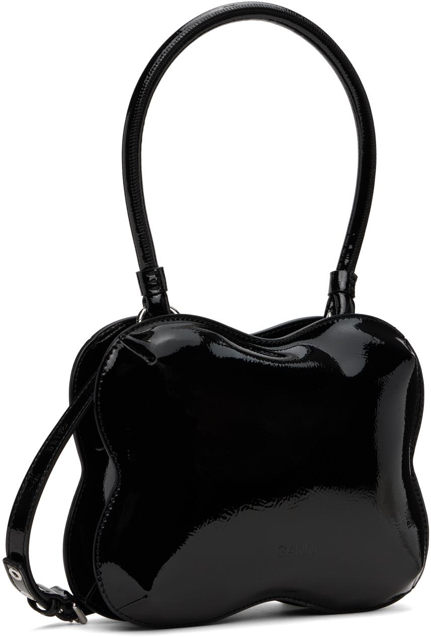 Ganni レディース ブラック Butterfly バッグ ショルダーバッグ Ganni レディース ブラック Butterfly バッグ ショルダーバッグ