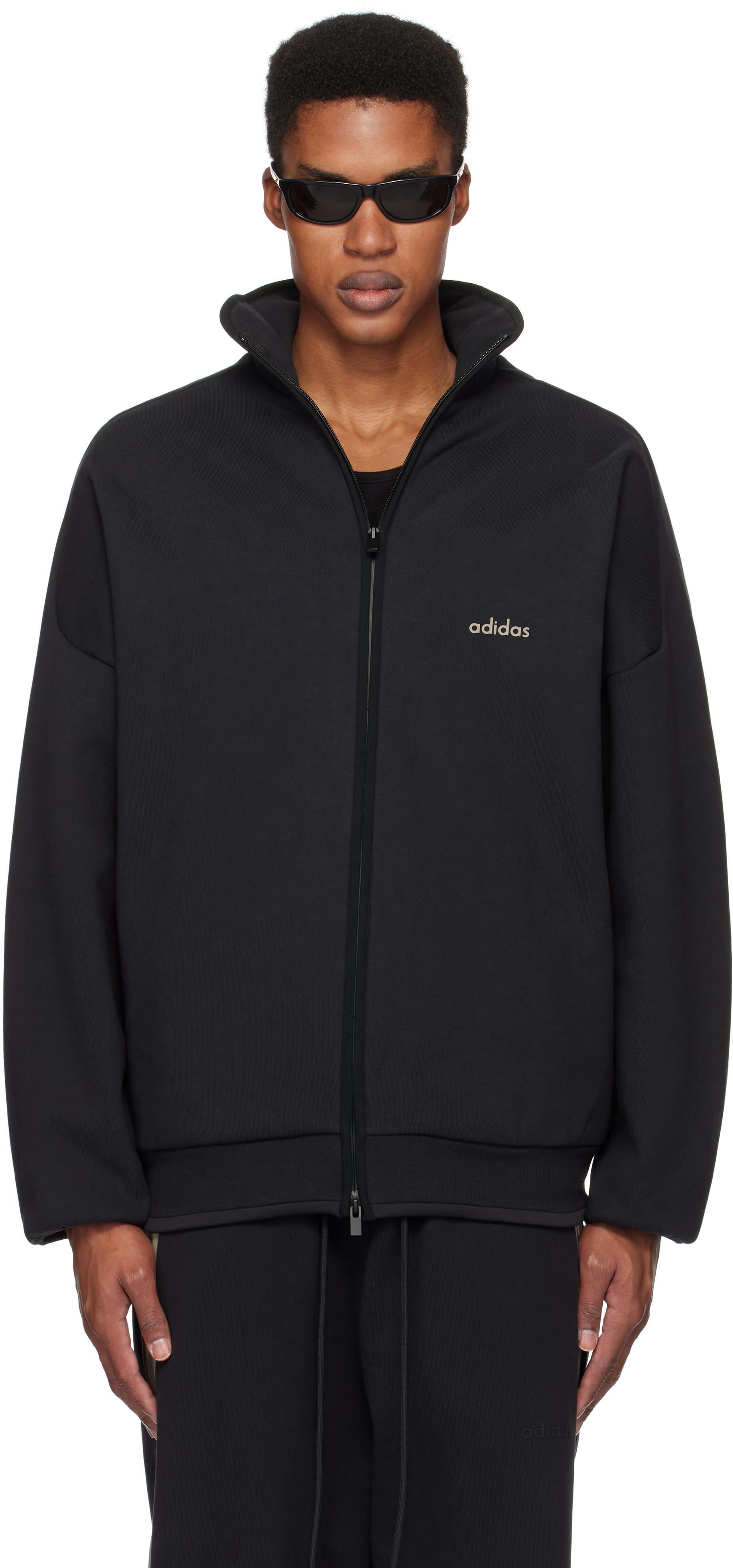 Fear Of God Adidas Originals Edition Heavy Fleece Track Jacket in Black for Men Lyst UK