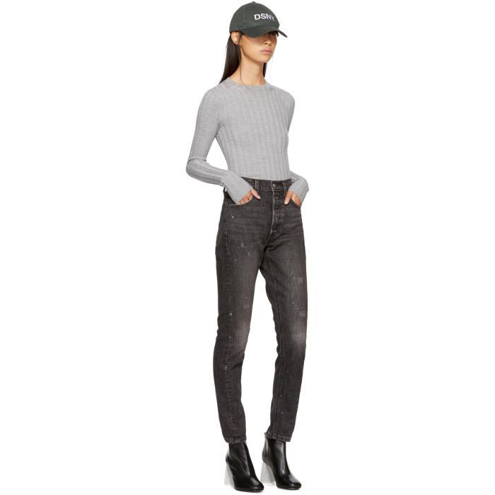 levi's altered 501 skinny
