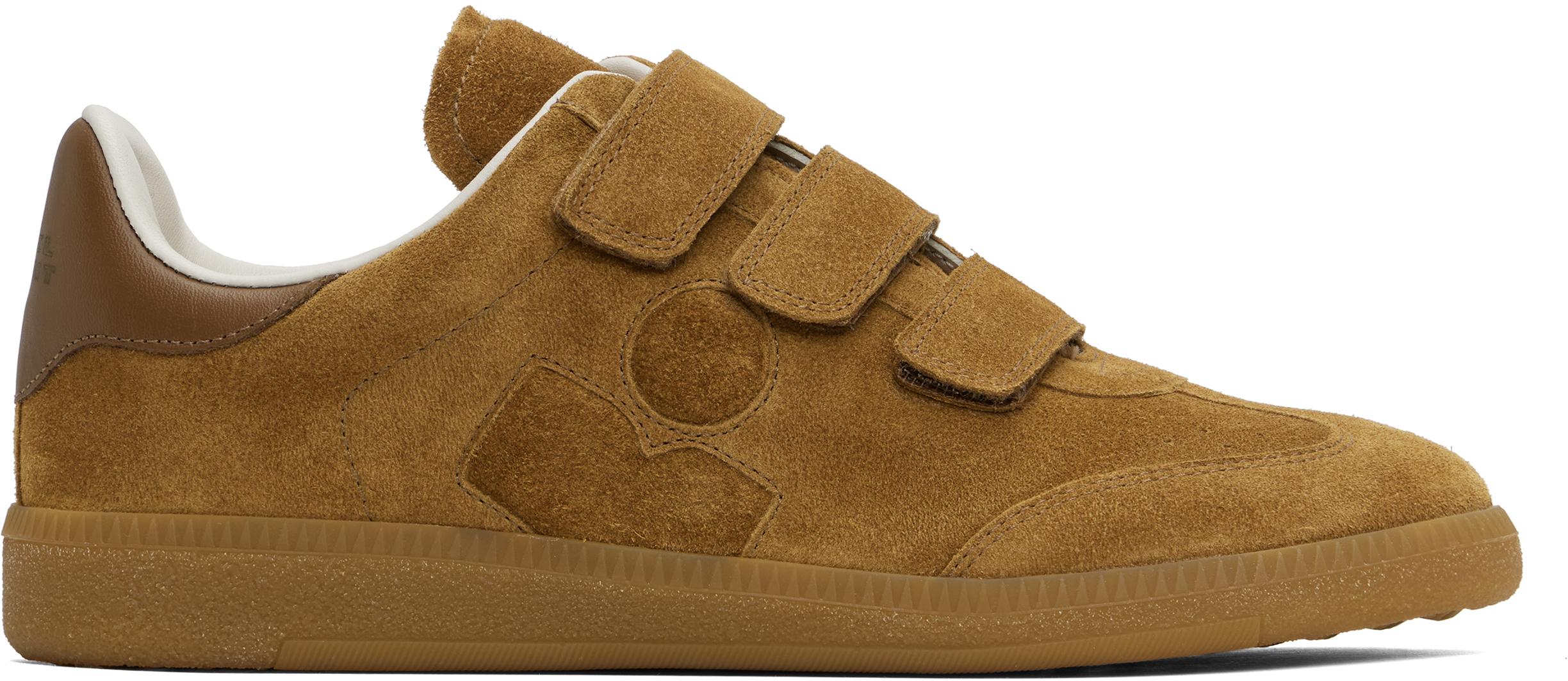Isabel Marant Tan Beth Sneakers In Black Lyst