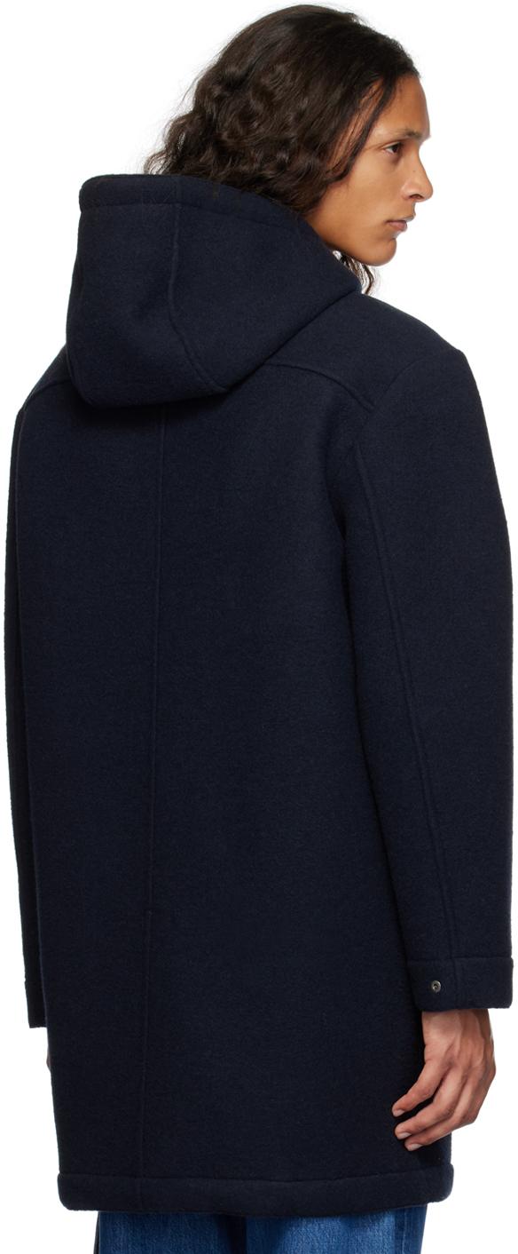 A.P.C. メンズ ブルー ネイビー Mathias コート コート A.P.C. メンズ ブルー ネイビー Mathias コート コート