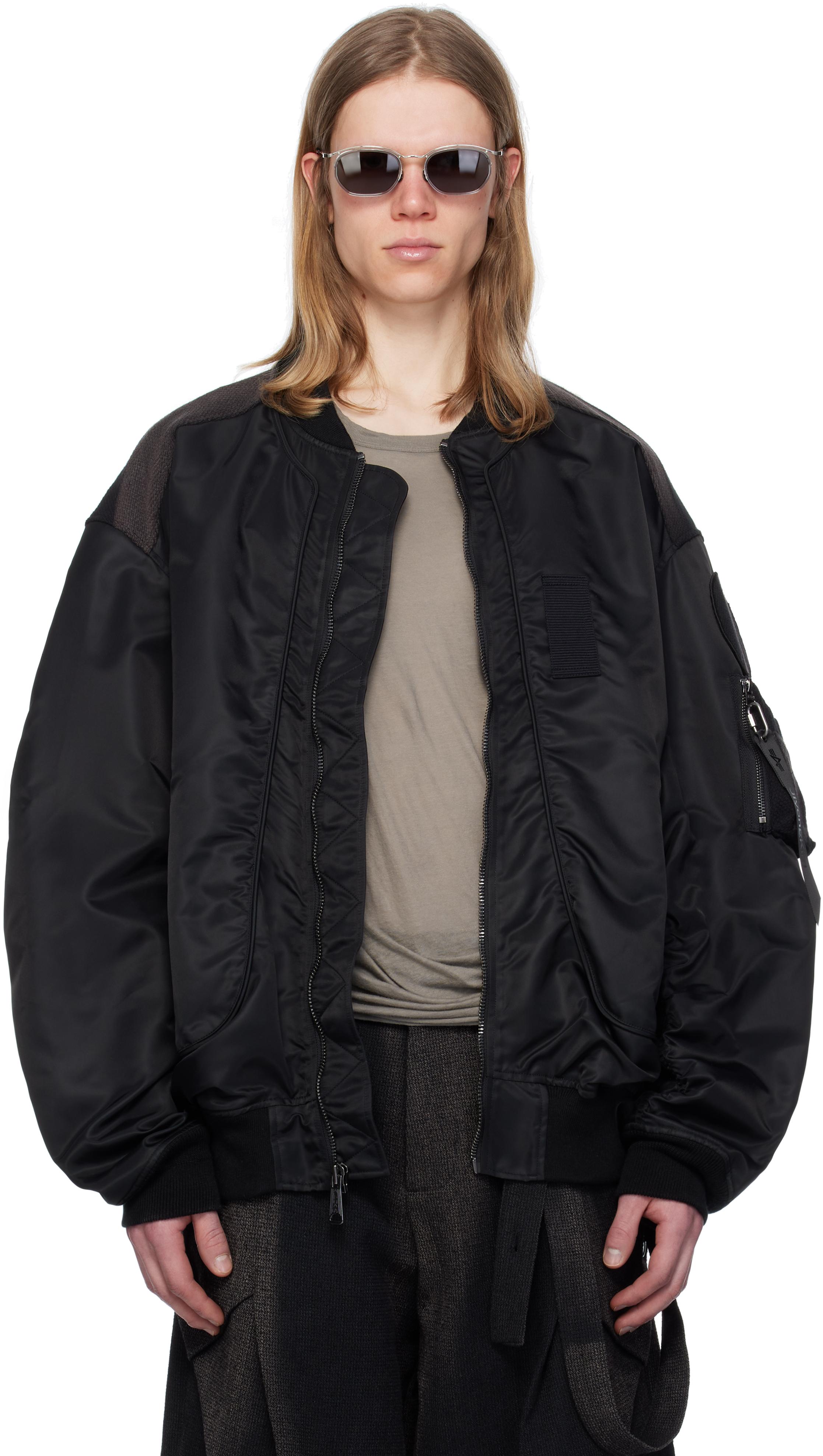 【JiyongKim】Sun-Bleached Flight Jacket S Brown Sun-Bleached Flight Bomber Jacket by JiyongKim on Sale