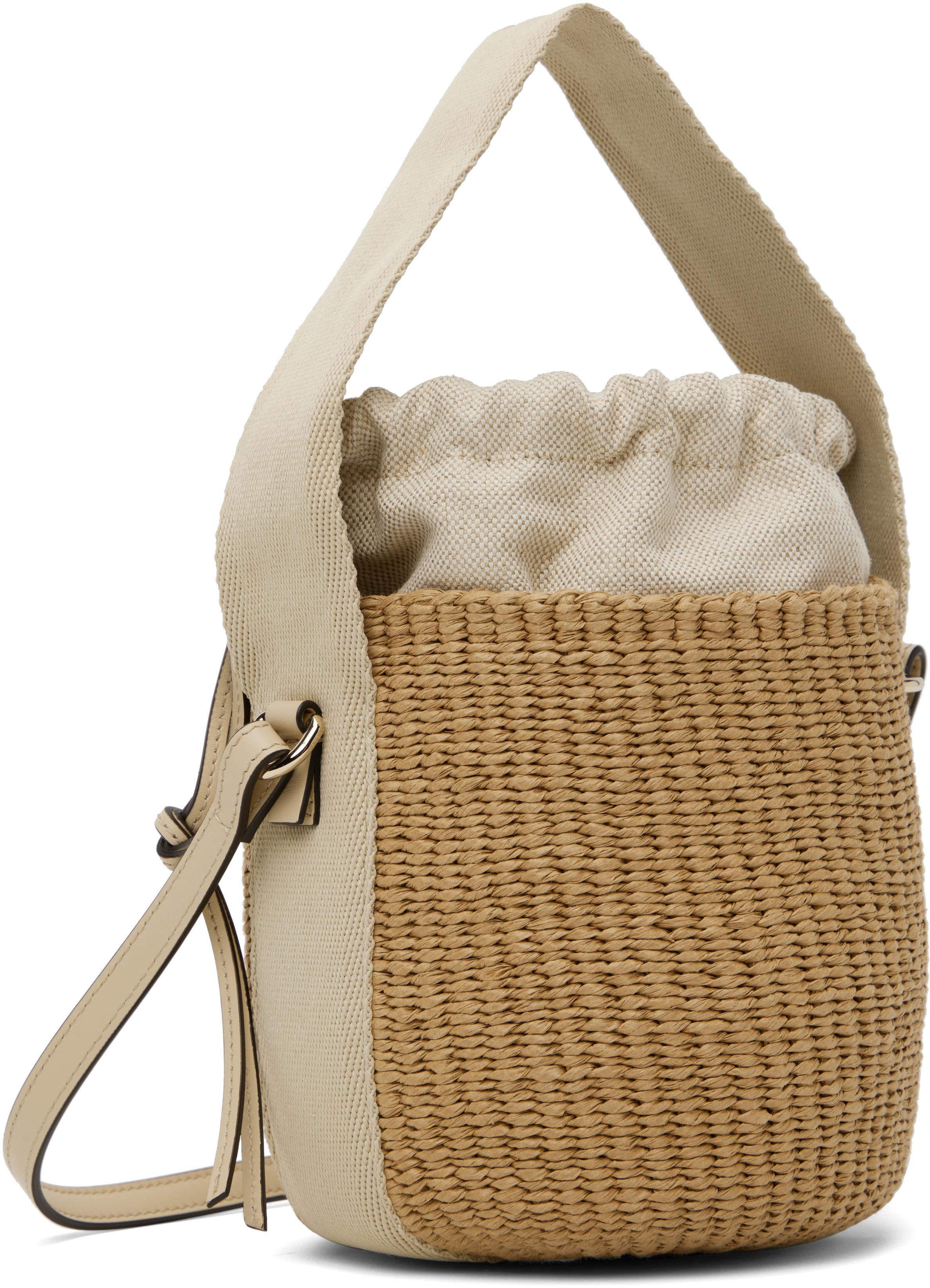 【Chloe】ベージュ スモール Horse Medal かごバッグ Chloé Horse Medal Bag | Neutrals | FARFETCH