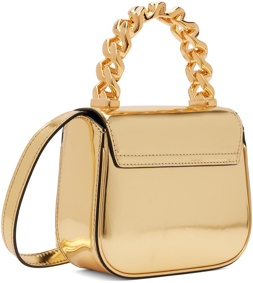 Versace Gold Mini la Medusa Bag in Metallic Lyst UK