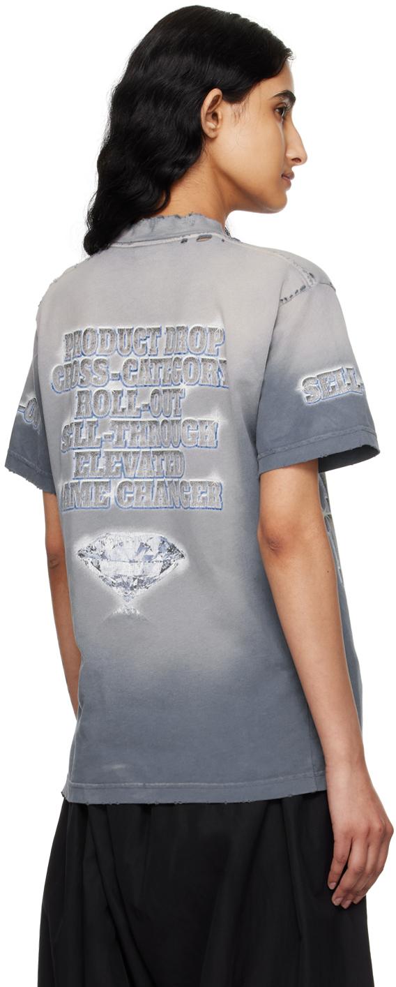 BALENCIAGA 24ss SEE NOW BUY NOW Tシャツ BALENCIAGA 24ss SEE NOW BUY NOW Tシャツ Balenciaga Blue