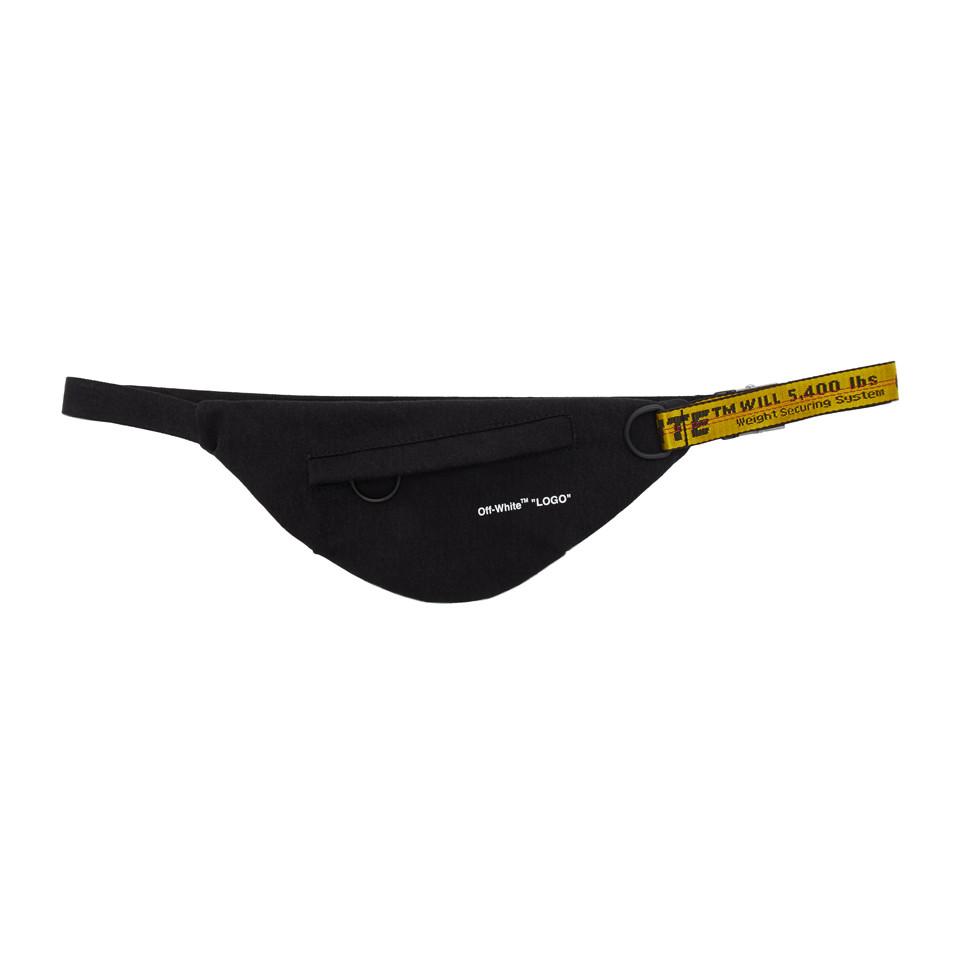 Off-White // Black Denim Logo Belt Bag – VSP Consignment