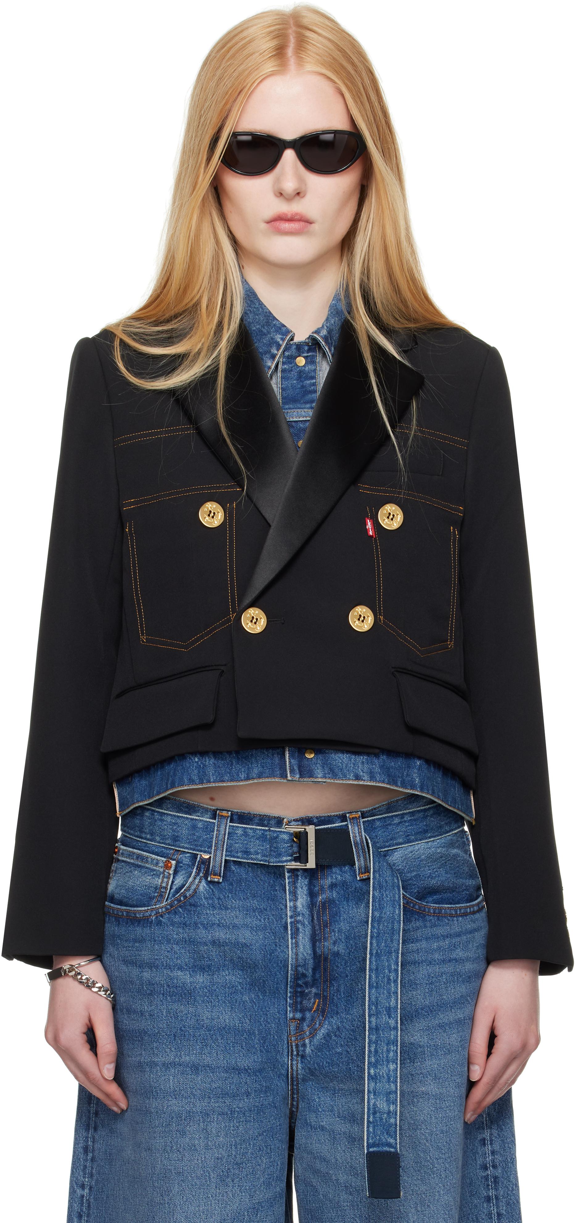 Sacai ブラック＆ブルー Levi