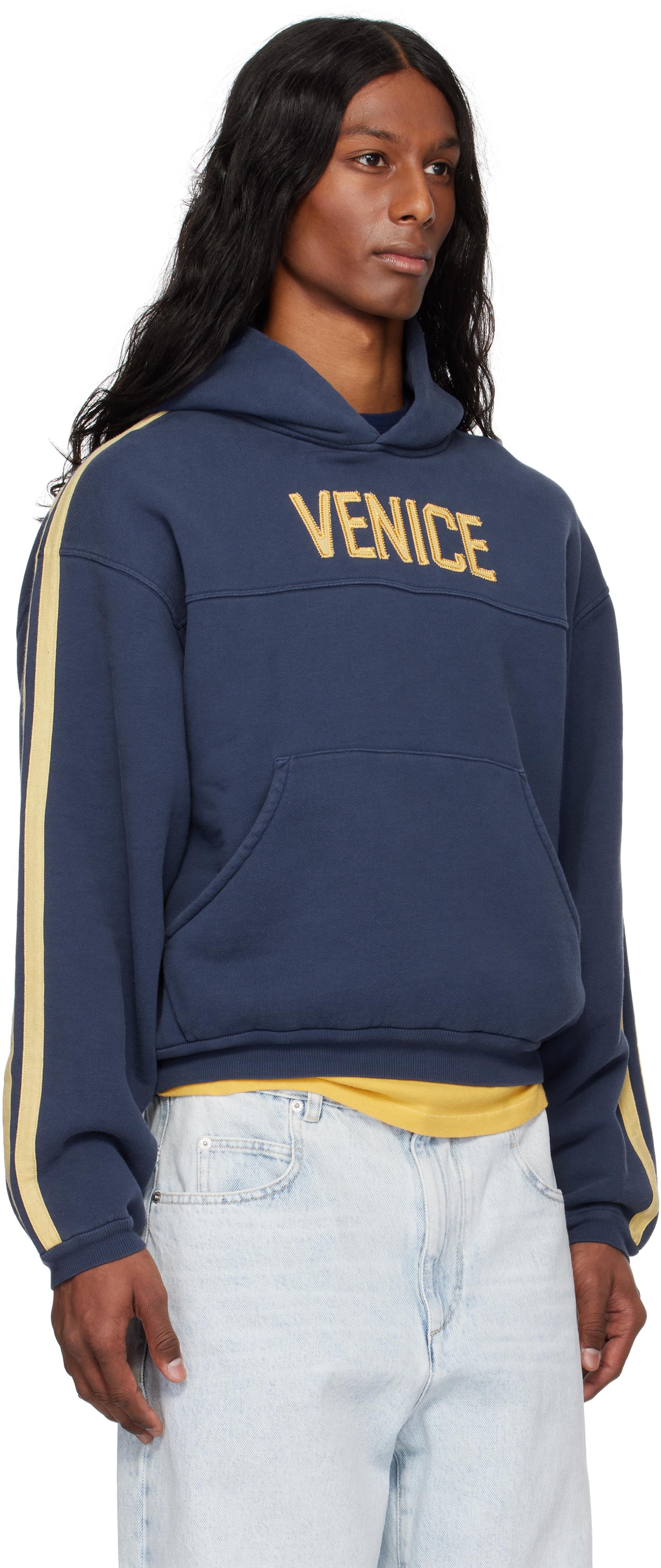 ERL venice オーバーサイズパーカー ERL(イーアールエル) 「VENICE FOOTBALL HOODIE KNIT」サイド