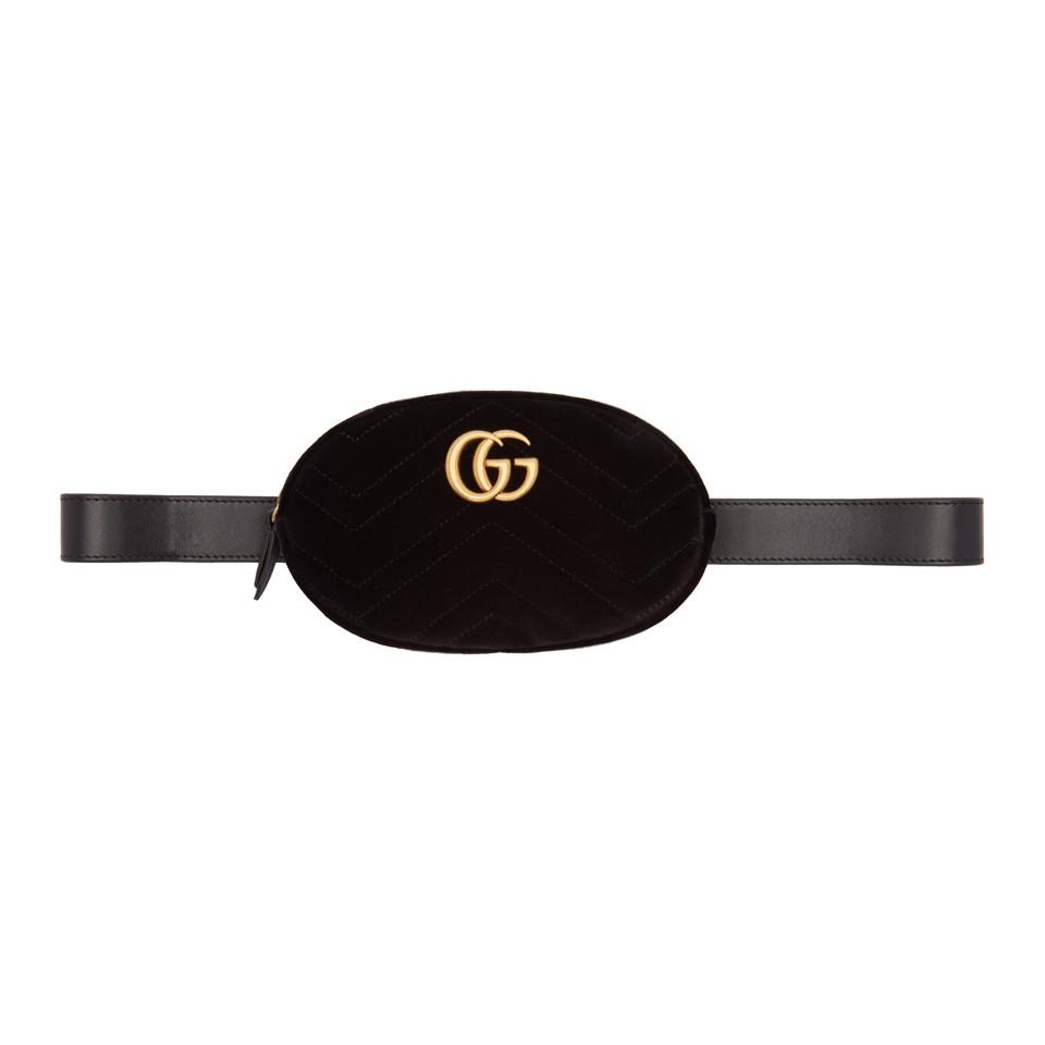 black velvet gucci belt bag