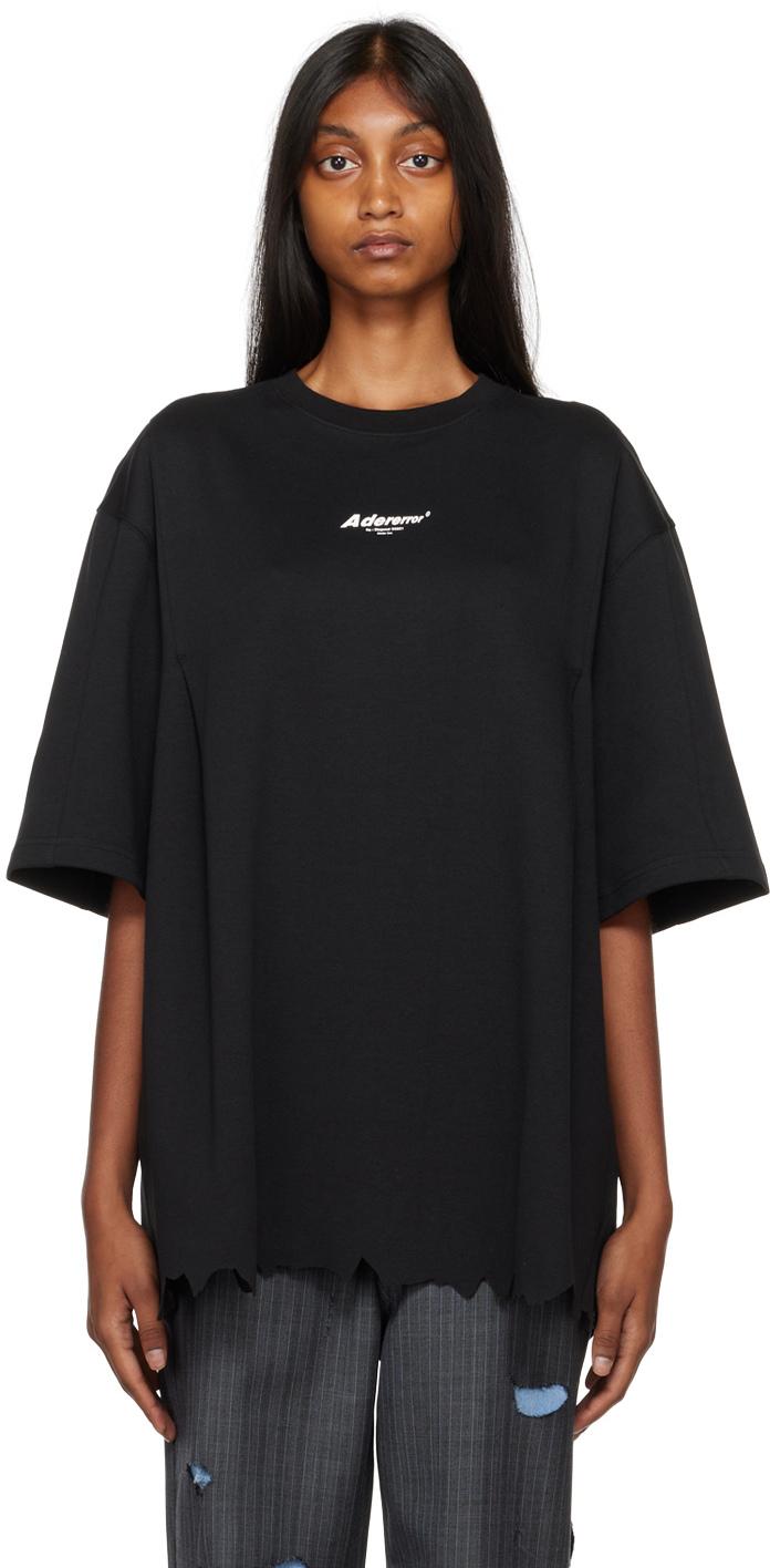 Adererror Laser Cut T-Shirt in Black | Lyst