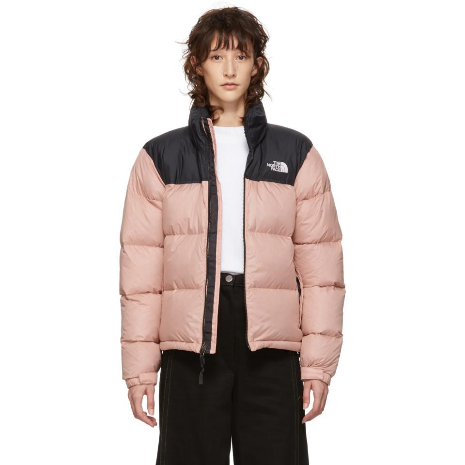 The North Face Down Jacket in Pink | Lyst