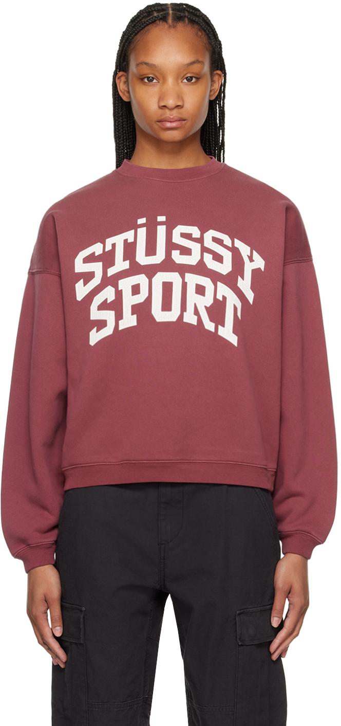 Stussy Big Crackle 'Sport' Sweatshirt in Red | Lyst UK Stussy Big Crackle 'Sport' Sweatshirt in Red | Lyst UK