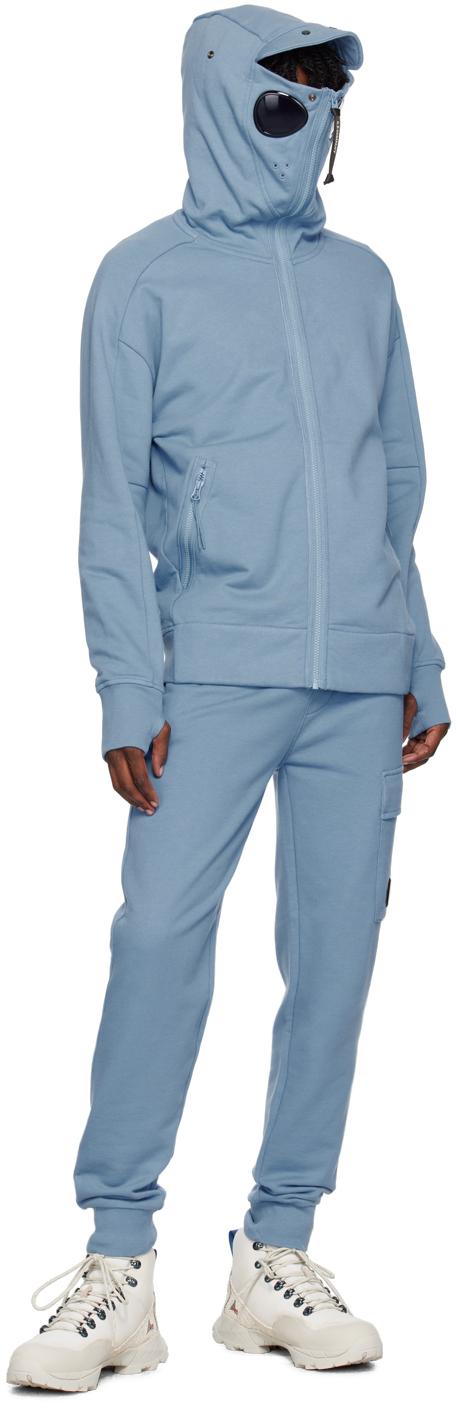 C.P. Company C.p. Company Blue goggle Hoodie for Men | Lyst