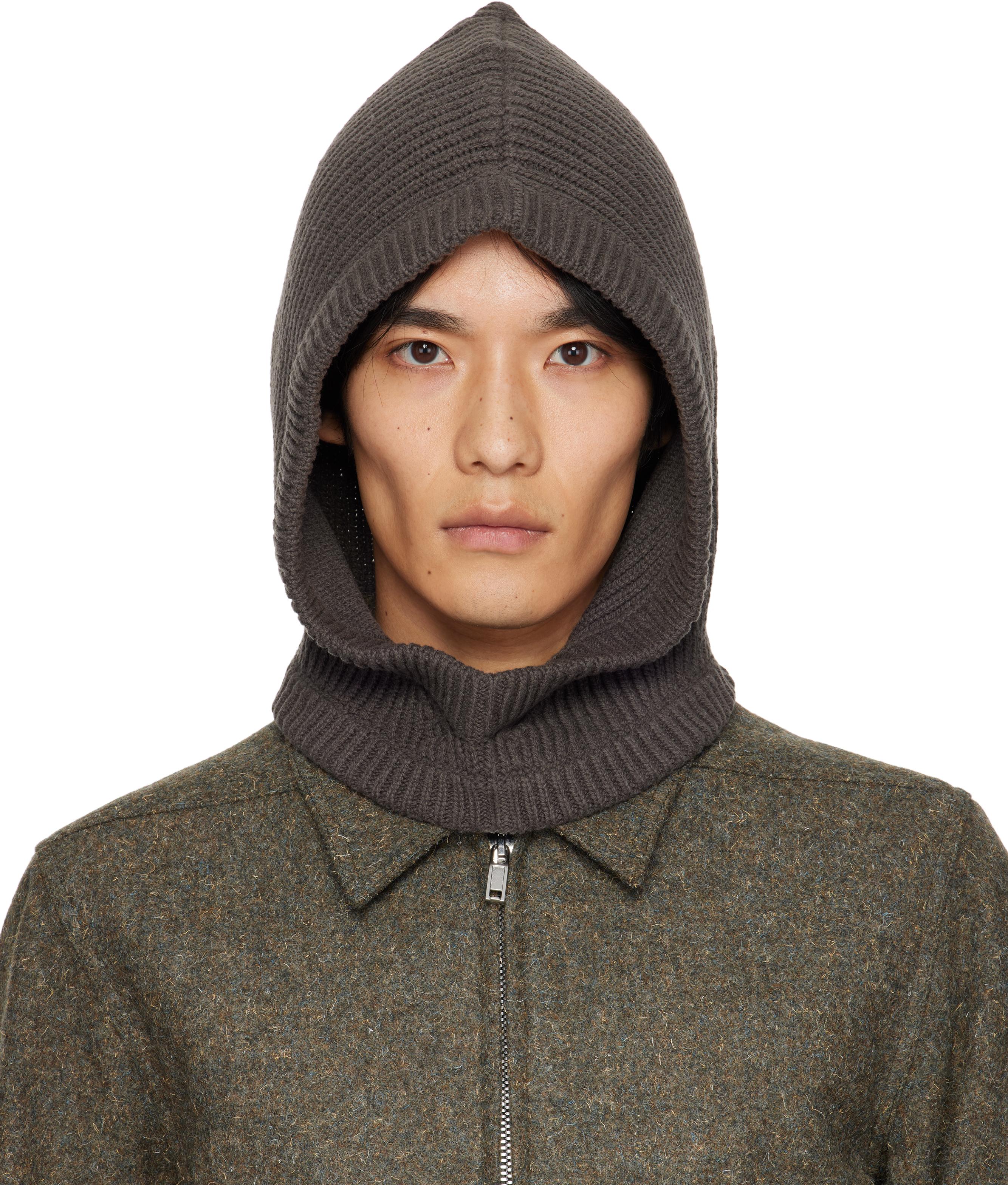 帽子 Rick Owens - Cashmere Hood Hood in Amethyst – SVRN