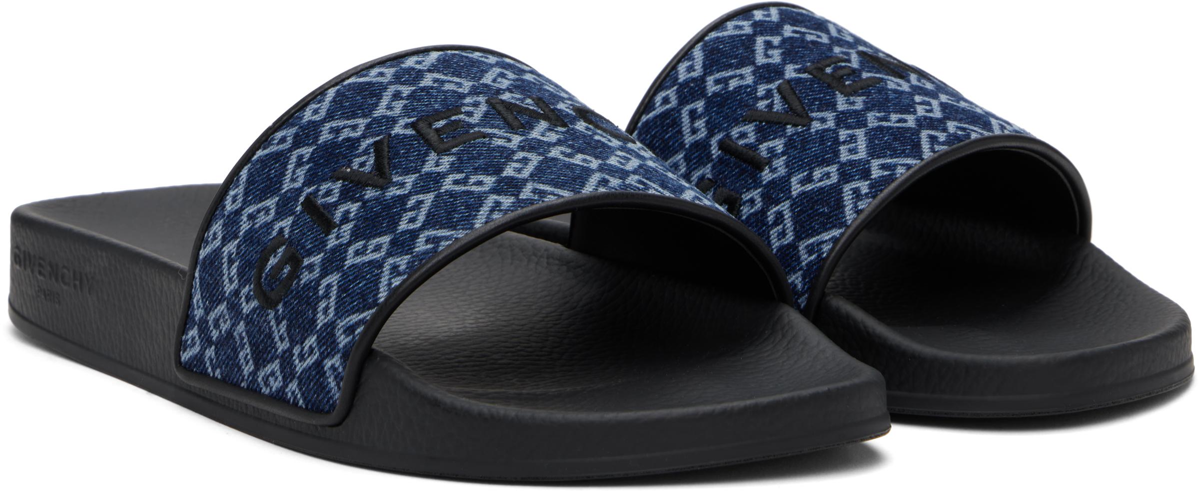 【Givenchy】ブラック Monogram 72 プールスライド Givenchy】ブラック Monogram 72 プールスライド Givenchy Slide