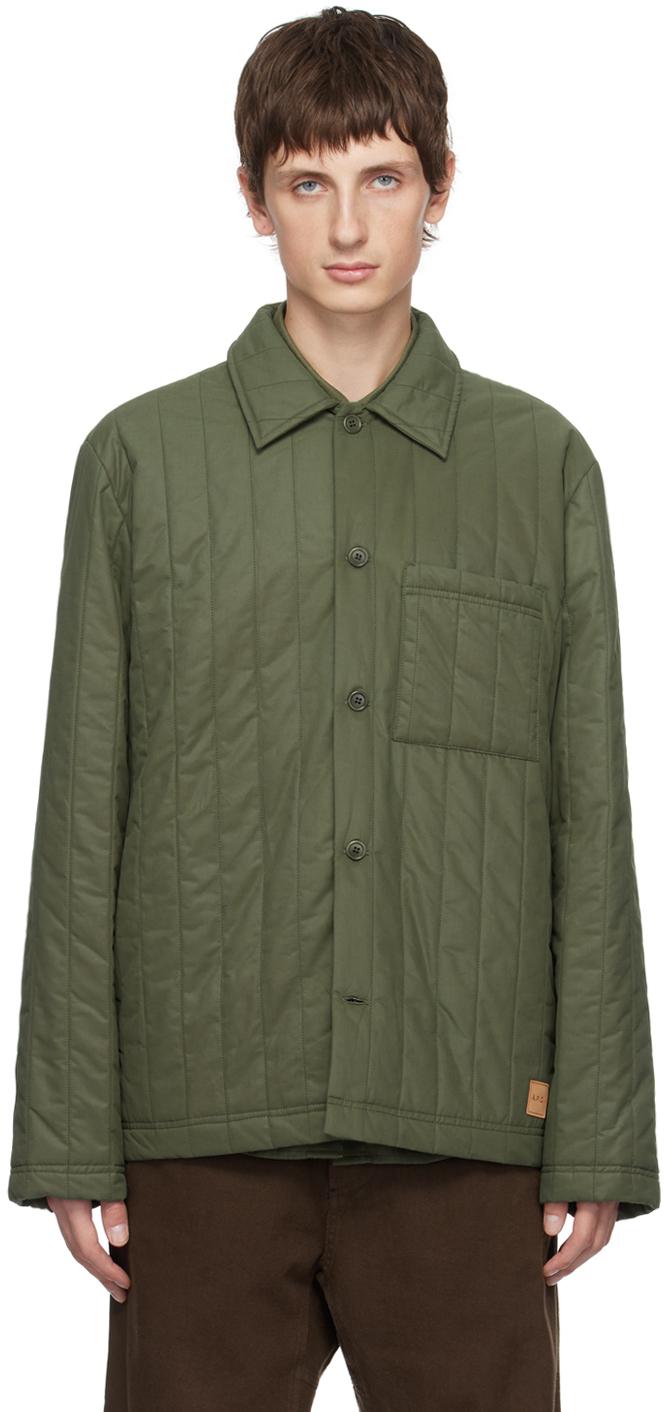 新品】A.P.C. コットン混シェル コート キルティング （キルティング 