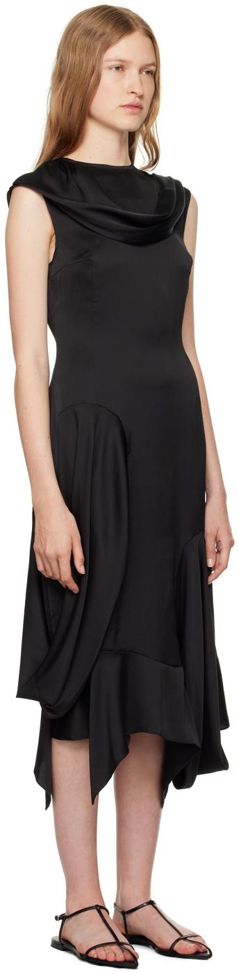 Black basque dress discount