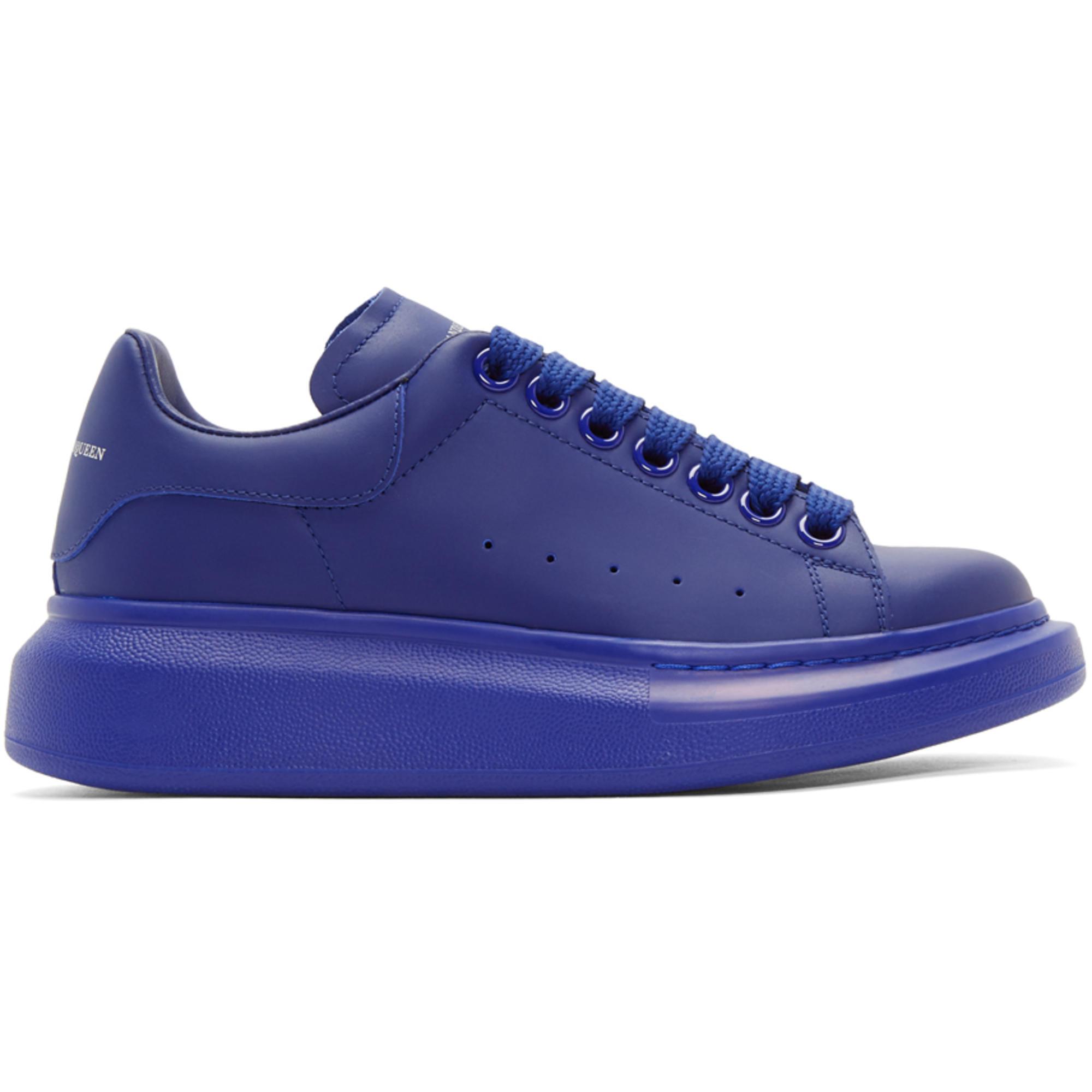 Alexander McQueen Blue Oversized Sneakers | Lyst