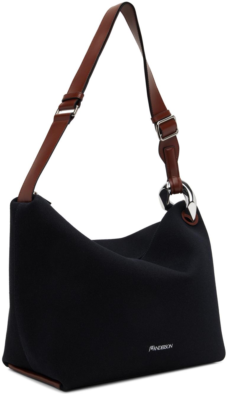 メンズ JW Anderson ネイビー Jwa Corner クロスボディバッグ