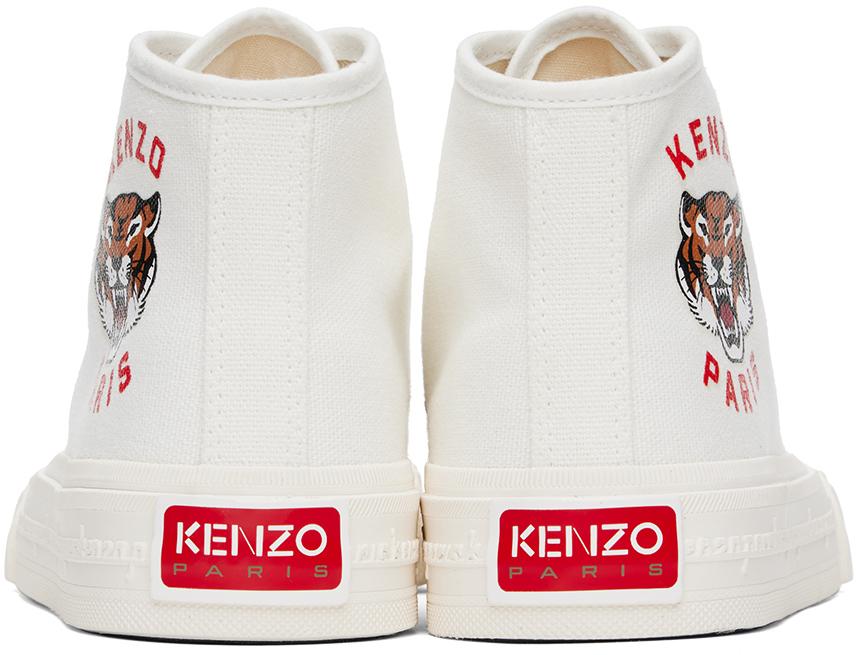 KENZO メンズ ブラック ホワイト Paris Foxy ハイカット KENZO メンズ ブラック ホワイト Paris Foxy ハイカット