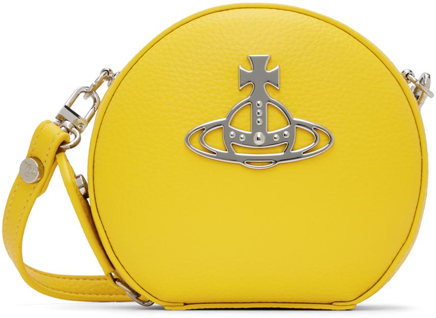 Vivienne Westwood Re Vegan Mini Round Crossbody Bag in Yellow Lyst UK