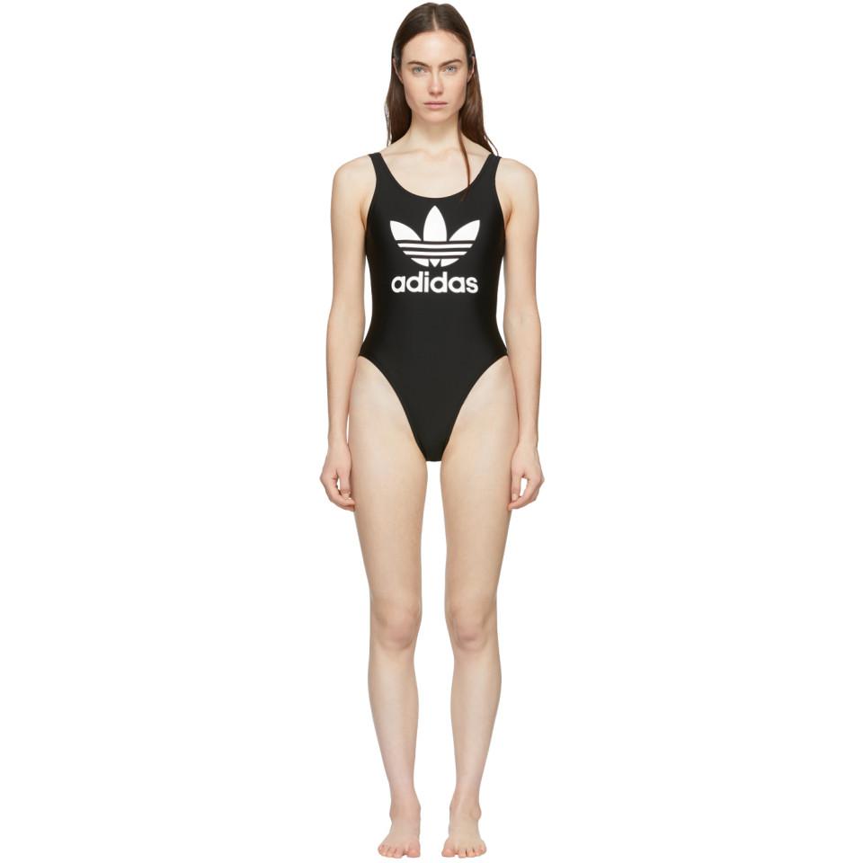 adidas trefoil one piece swimsuit