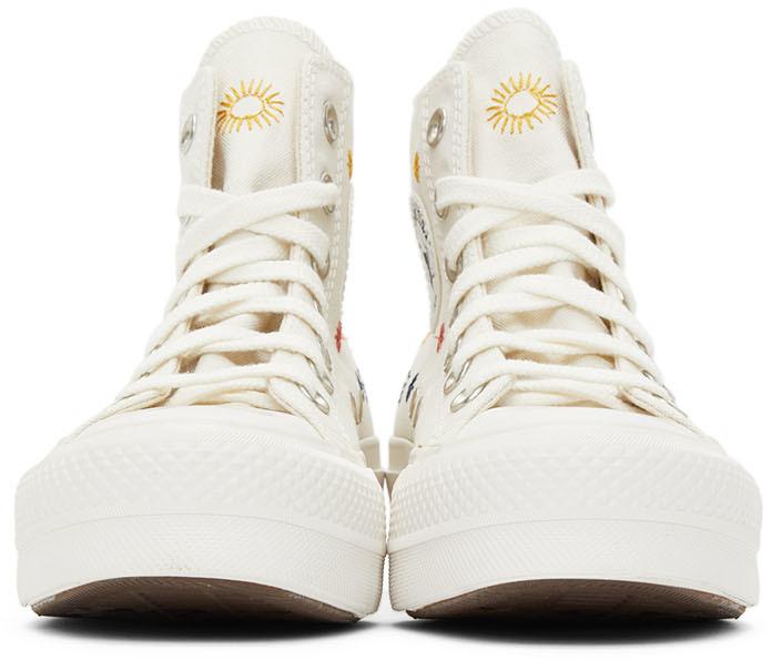 converse jaune et blanche