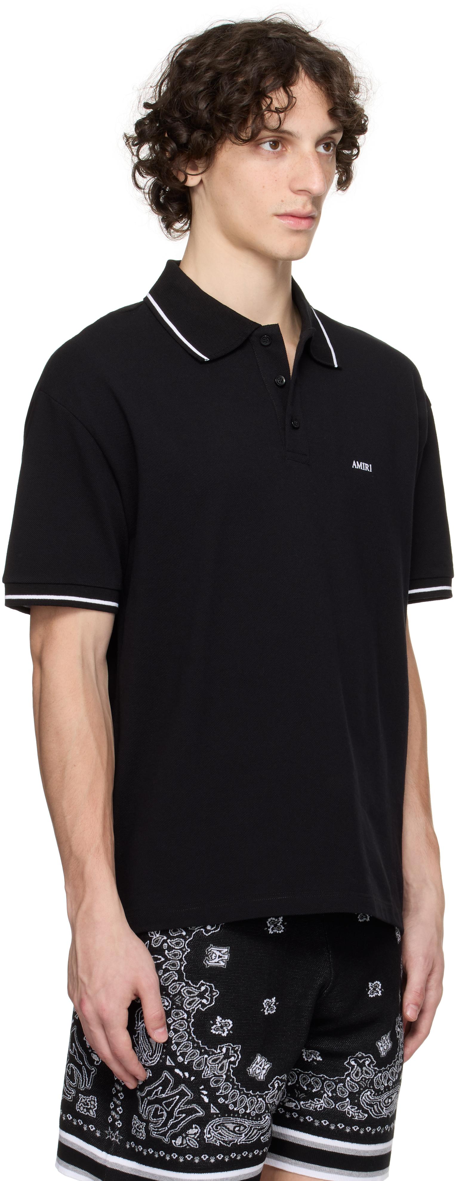 大人気☆【AMIRI】ミ半袖メッシュ ポロシャツ