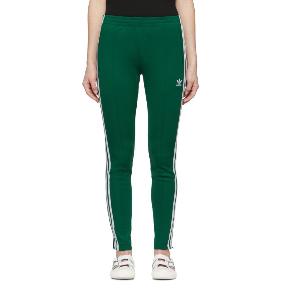 adidas Originals Green Sst Track Pants | Lyst Australia