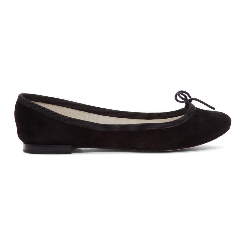 repetto suede ballet flats