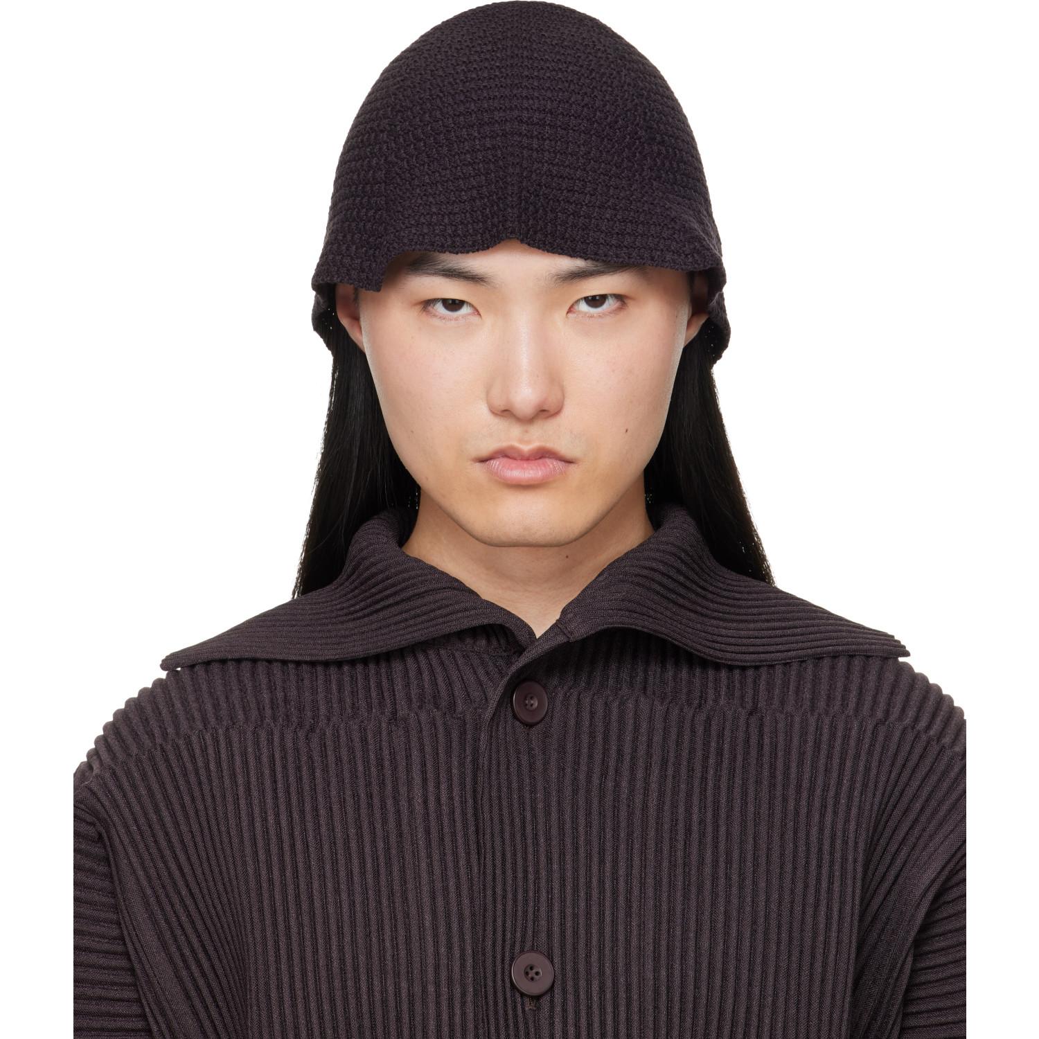 homme plisse issey miyake ニット帽 オムプリッセ Black Homme Plissé Issey Miyake Hats for Men | Lyst