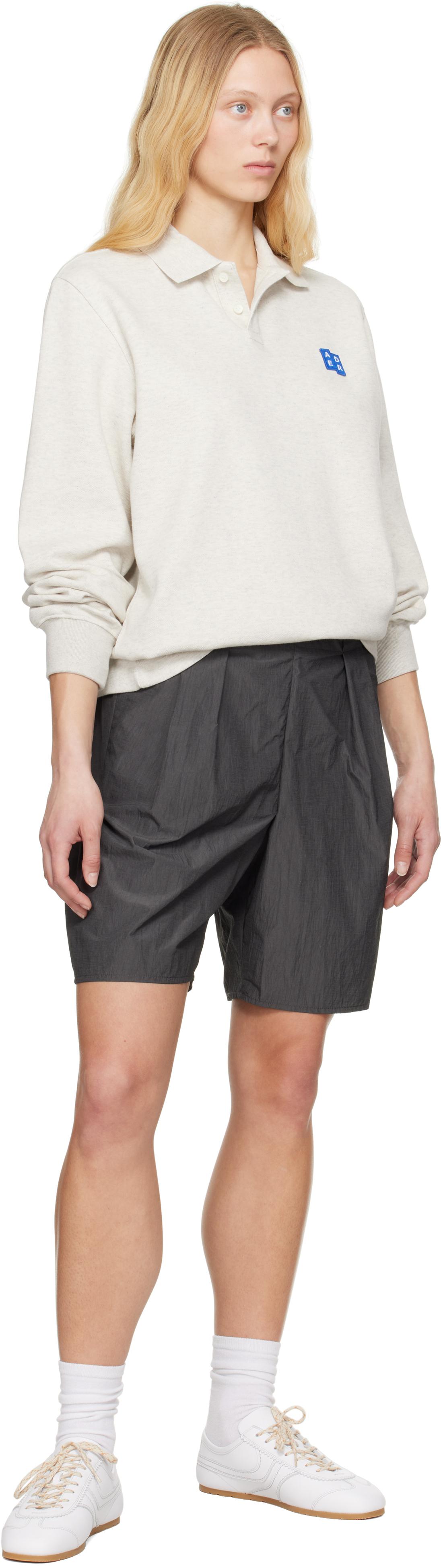 【関税込み】ADER error グレー タック ショートパンツ Adererror グレー タック ショートパンツ ブラック | Lyst